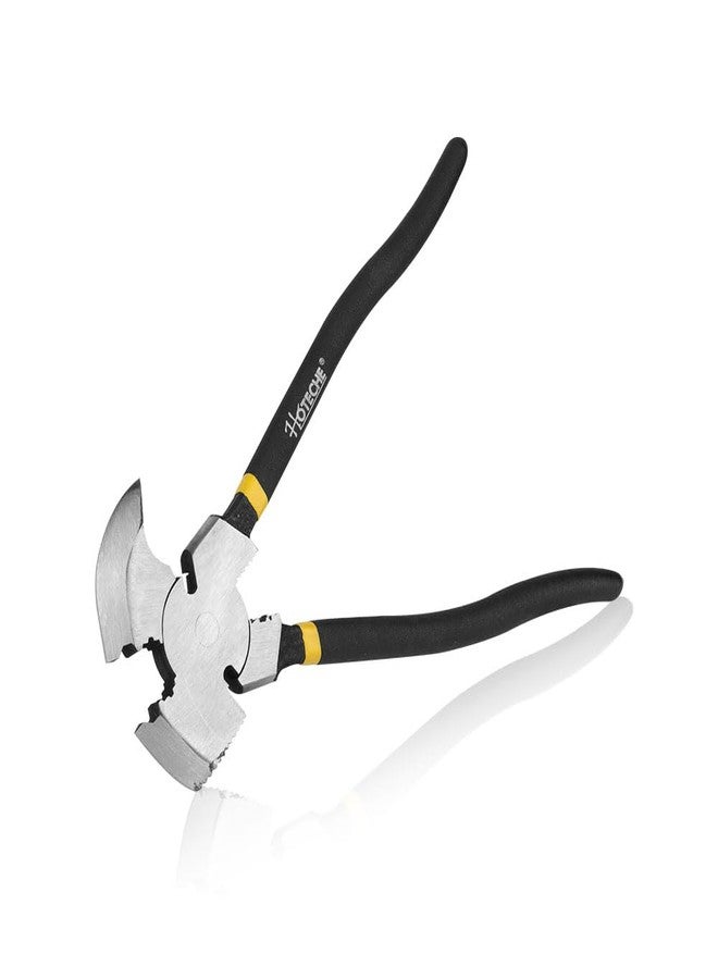 Hoteche 10.5 Inch Fencing Pliers Cr-V Steel Multi-Purpose Fence Tool Heavy Duty Hammerhead Pliers - Image 1