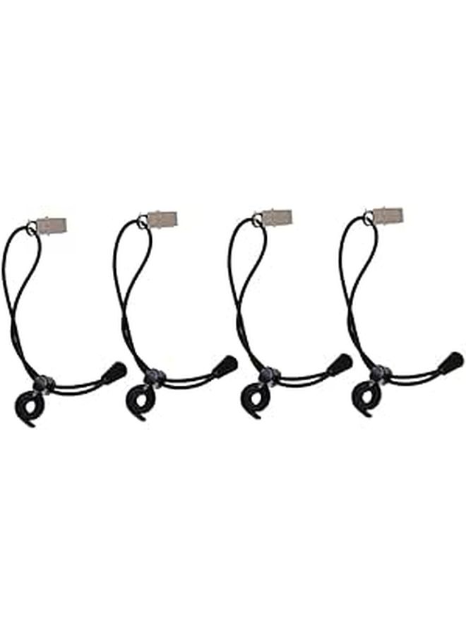 4 Pcs Adjustable Nylon Backdrop Clamps Windproof Photography Studio Background Clip Green - Image 1