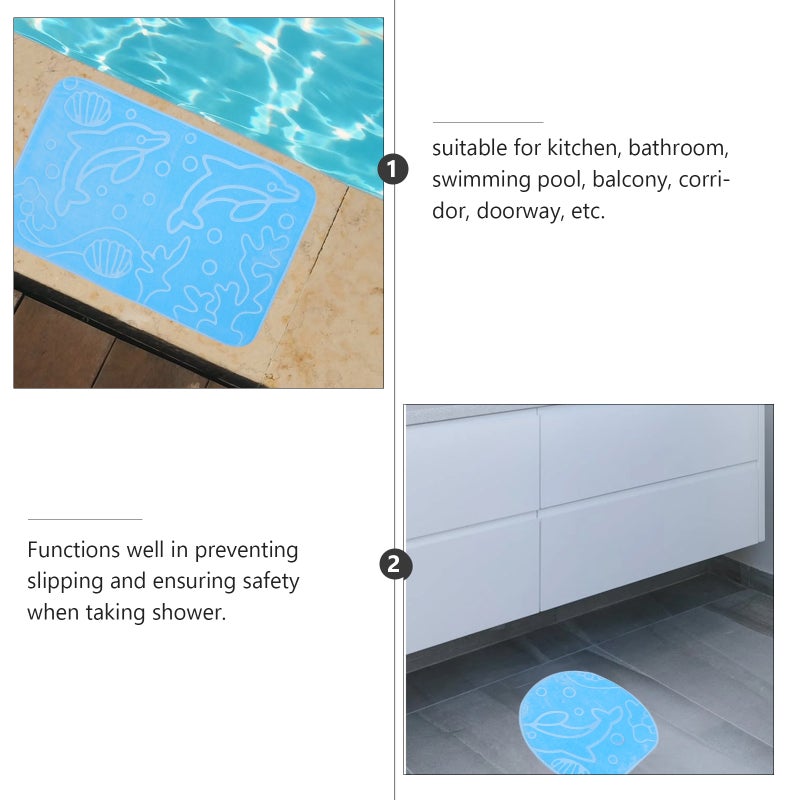 6 Pcs Cartoon Kids Bathroom Floor Mat Rug Anti-Skid Pad Toilet Seat Cover Set - Image 4