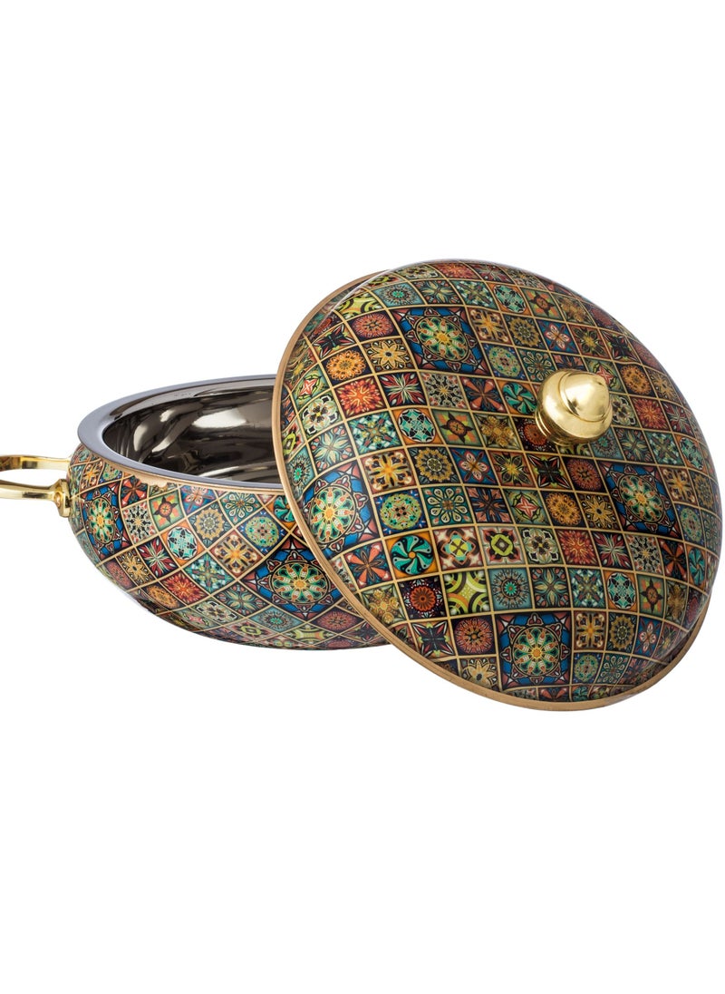 Dania - Indian-made food container with elegant colors and design, capacity 3.5 L - Image 1