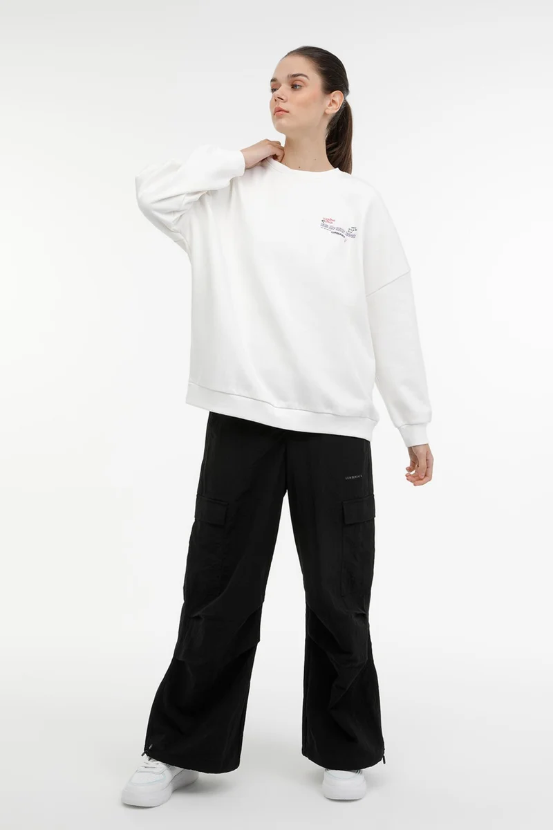 LUMBERJACK Wl Tina-B 16ES213 3pr Ecru Women's Sweatshirt