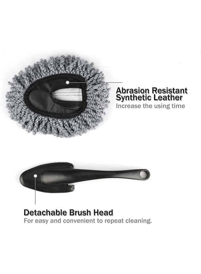 Quantum 2 PCS Duster Brush, Mini Microfiber Car Dash Duster Brush, Multi-Functional Car Cleaning Brush for Car Cleaning Home Kitchen Computer Cleaning Brush Dusting Tool - Image 4