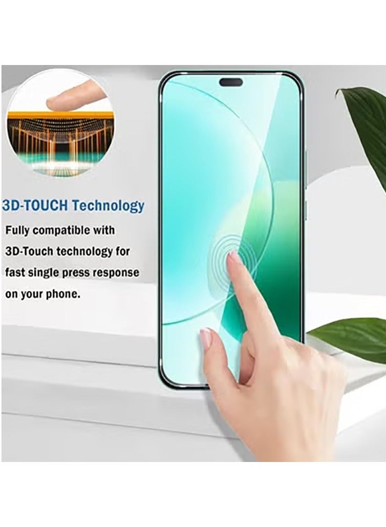 1 Pack Compatible with Honor 400 lite Screen Protector,Full Coverage 9H Tempered Glass Film,HD Clear Scratch Resistant,Bubble-Free for Honor 400 lite Screen Protector - Image 4