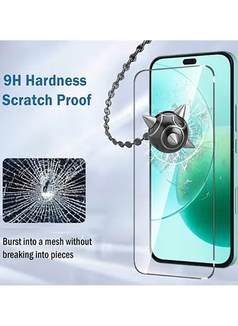 1 Pack Compatible with Honor 400 lite Screen Protector,Full Coverage 9H Tempered Glass Film,HD Clear Scratch Resistant,Bubble-Free for Honor 400 lite Screen Protector - Image 3