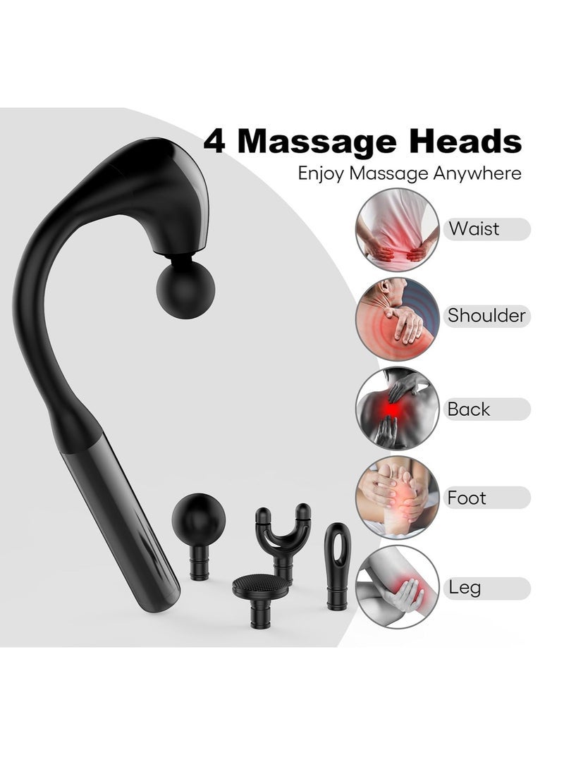 Massage Gun with Extended Handle Revolutionary U-Shaped Back Massager for Pain Relief Deep Tissue Body Massager for Neck,Shoulder,Leg-Reach Every Muscle with Ease - Image 3