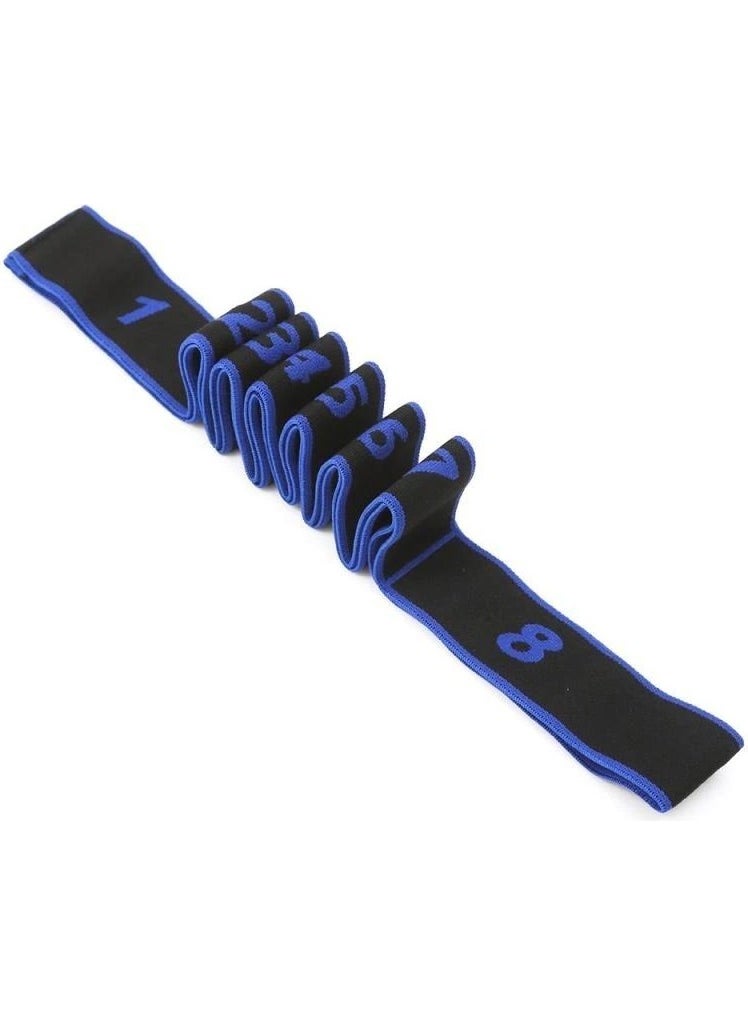 Technosmart 8 Different Level Resistance Bands Sports Exercise Aerobics Pilates Squat Band Fitness Yoga  - Image 1