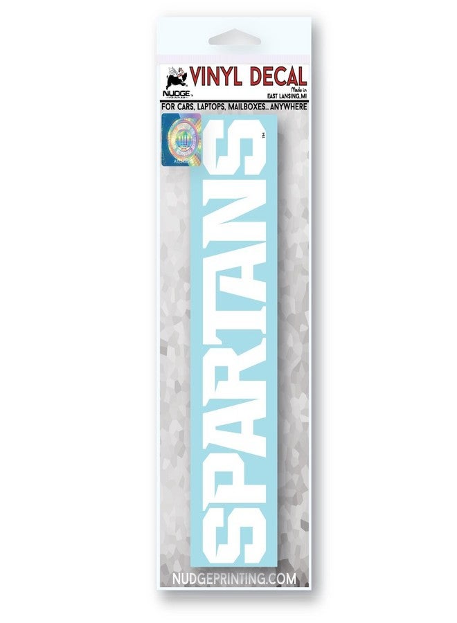 Nudge Printing Michigan State University Sticker MSU Spartans Athletic Font Decal Heavy Duty Officially Licensed NCAA Window Vinyl Car Decal for Windows, Laptops, Water Bottles, or Coolers (White Spartans) - Image 4