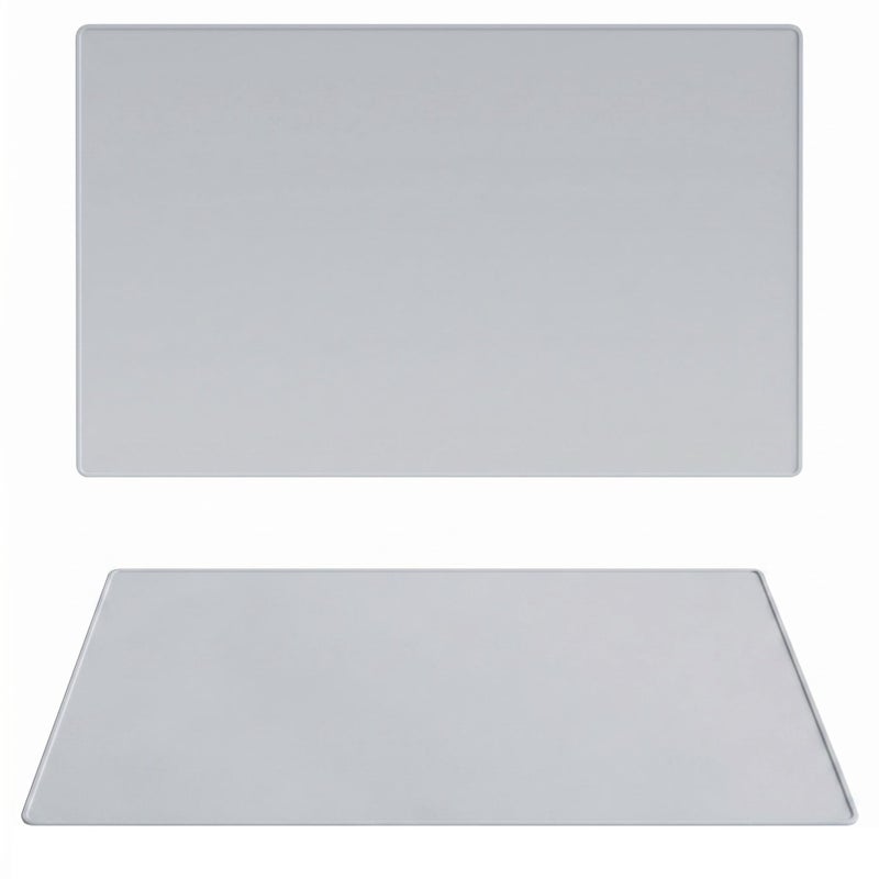 IYYI Silicone Placemats, Silicone Mats for Kitchen Counter Set of 2-Gray - Image 1