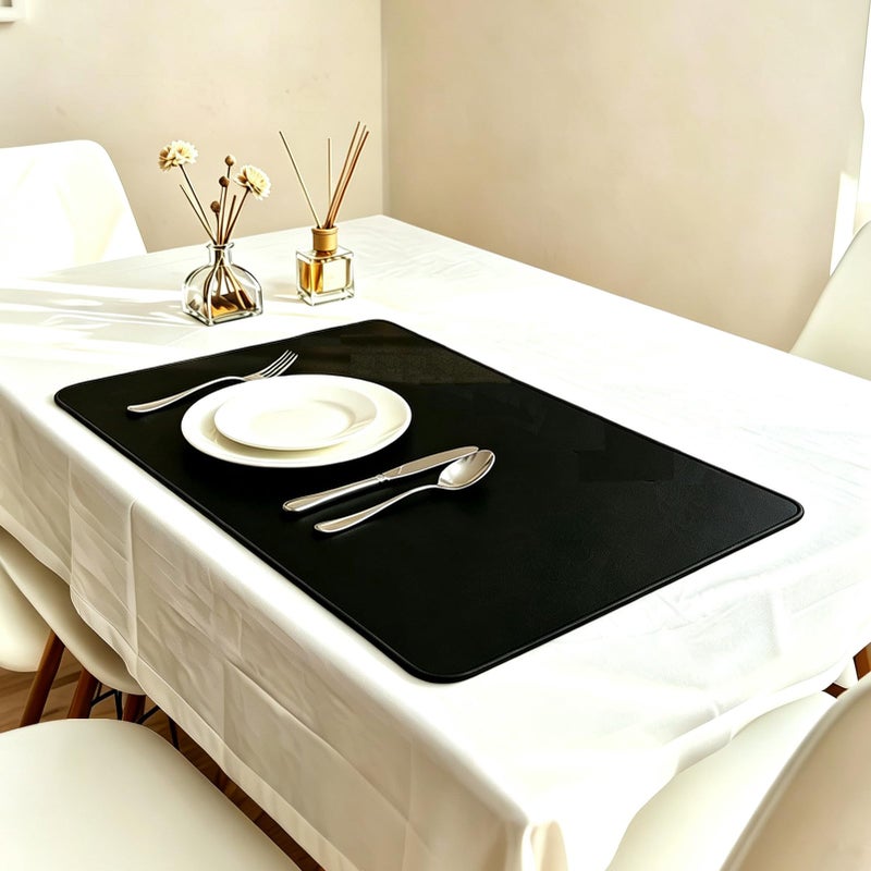 IYYI Silicone Placemats, Silicone Mats for Kitchen Counter Set of 2-Gray - Image 3
