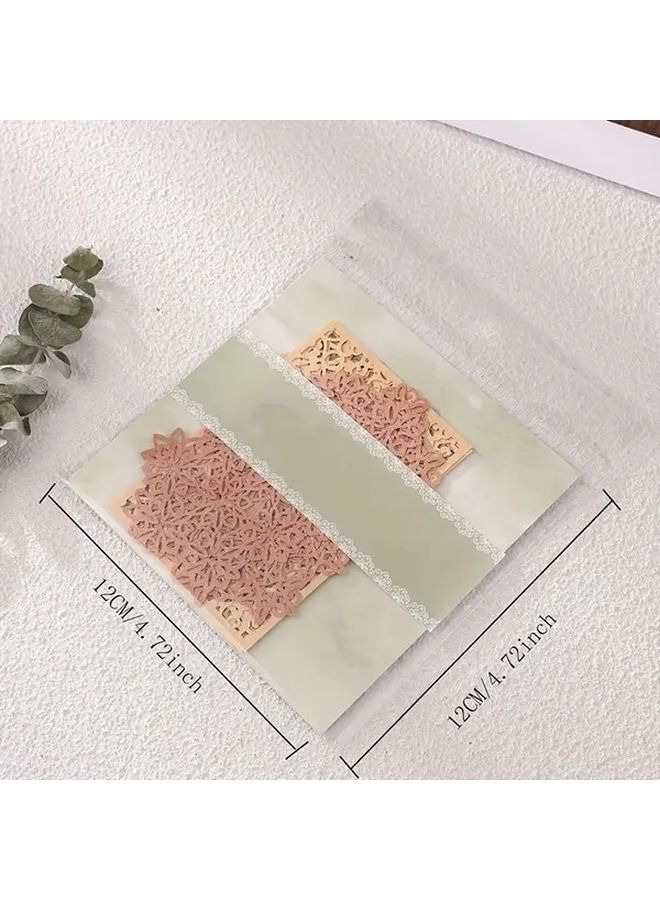 10 Pieces Hollow Dream Lace Paper For Scrapbooking Art Journaling DIY Crafts Notebook Decoration Party Supplies Brown Elegant Paper Embellishments For Collage Stationery Gift Decor - Image 4
