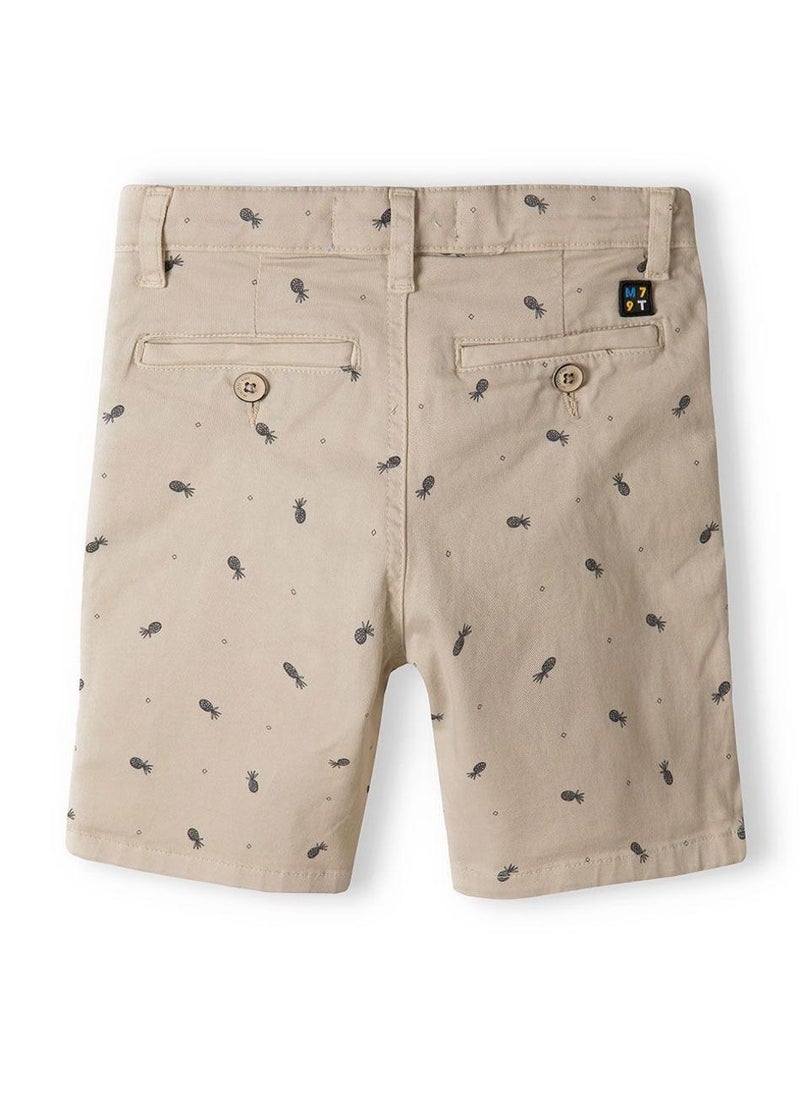 MINOTI Boys chino shorts printed cream - Image 3