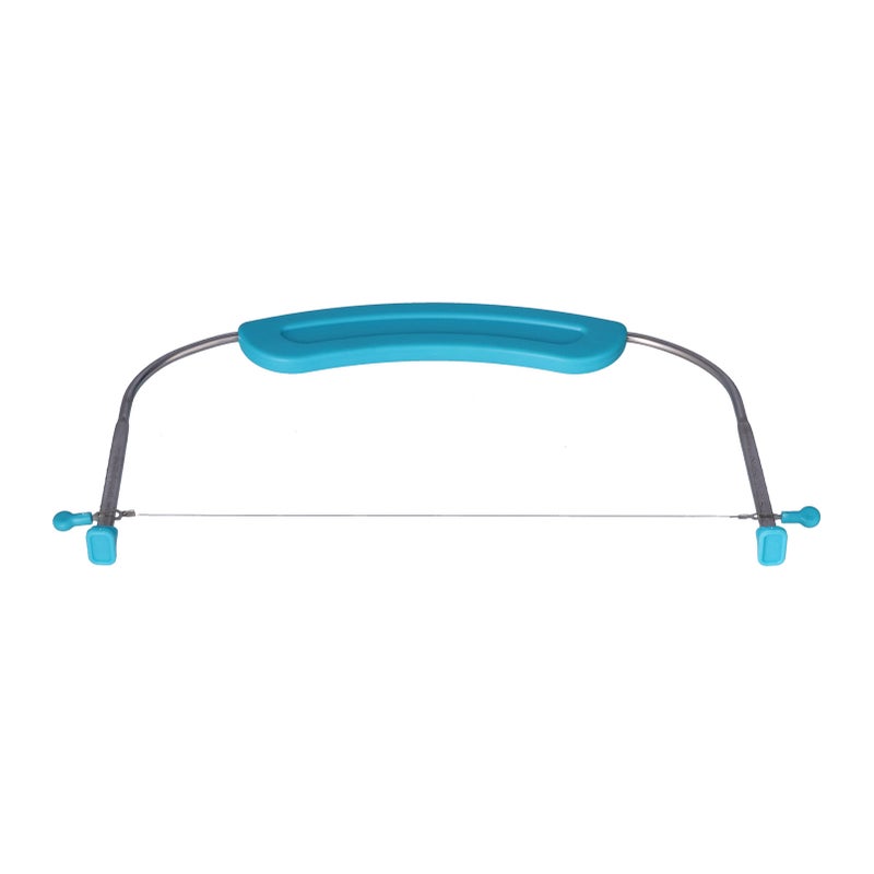 304 Stainless Steel Cake Leveler Adjustable Wire Cake Cutter with Handle and Scale DIY Baking Tool for Kitchen(29449)Sapphire Cake Leveler - Image 3