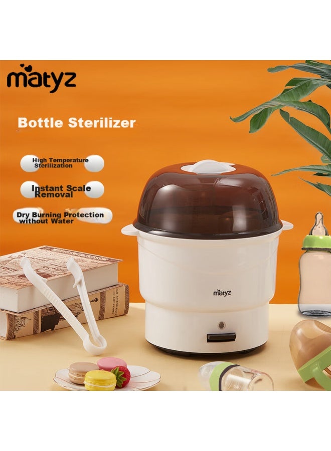 Matyz Baby Bottle Sterilizer, Infant Steam Sterilizer Pot, Multifunctional Baby Sterilizer - Image 1