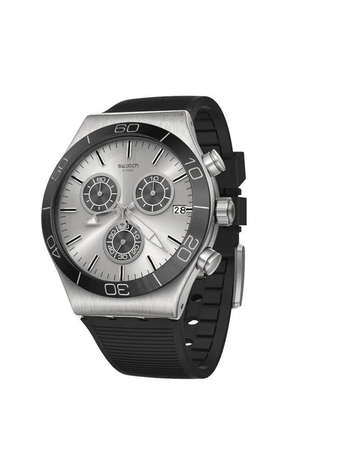 Swatch ساعة كرونوغراف مطاطية YVS486 - Image 1