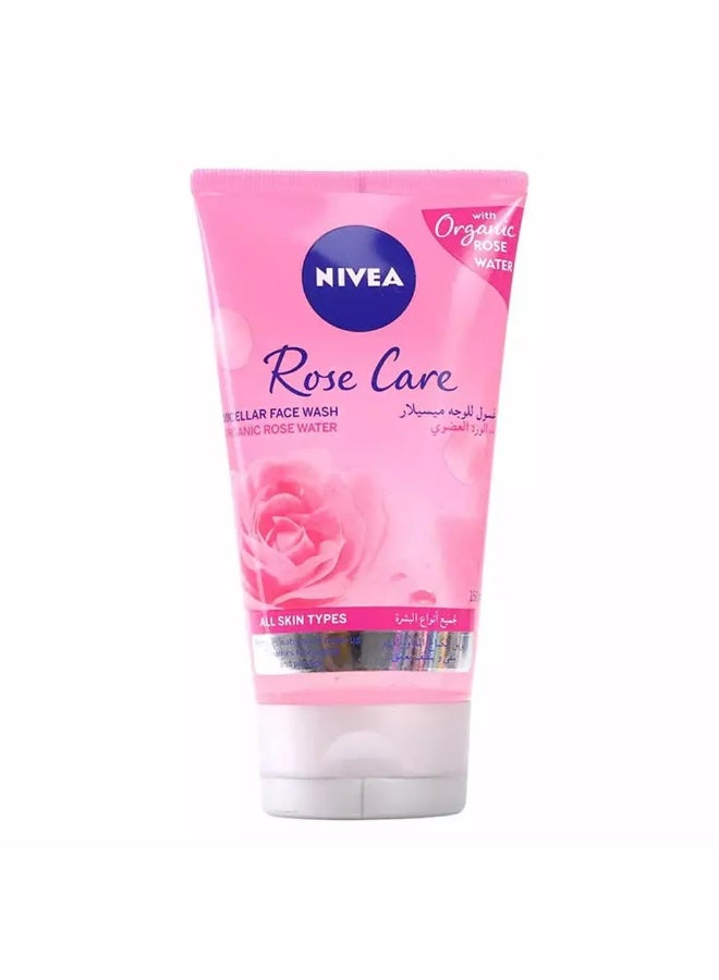 Nivea Rose Care Micellar Dace for All Skin Types- 150ml - Image 1