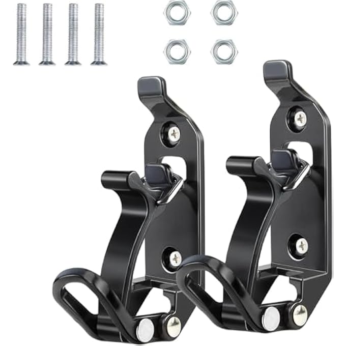 rayihni Shovel Holder for Truck,2 Pcs Shovel Mount for Roof Truck,Metal Rubber Clamps for Roof Rack, Truck, Boats and Family Workshop Tools (Black) - Image 2