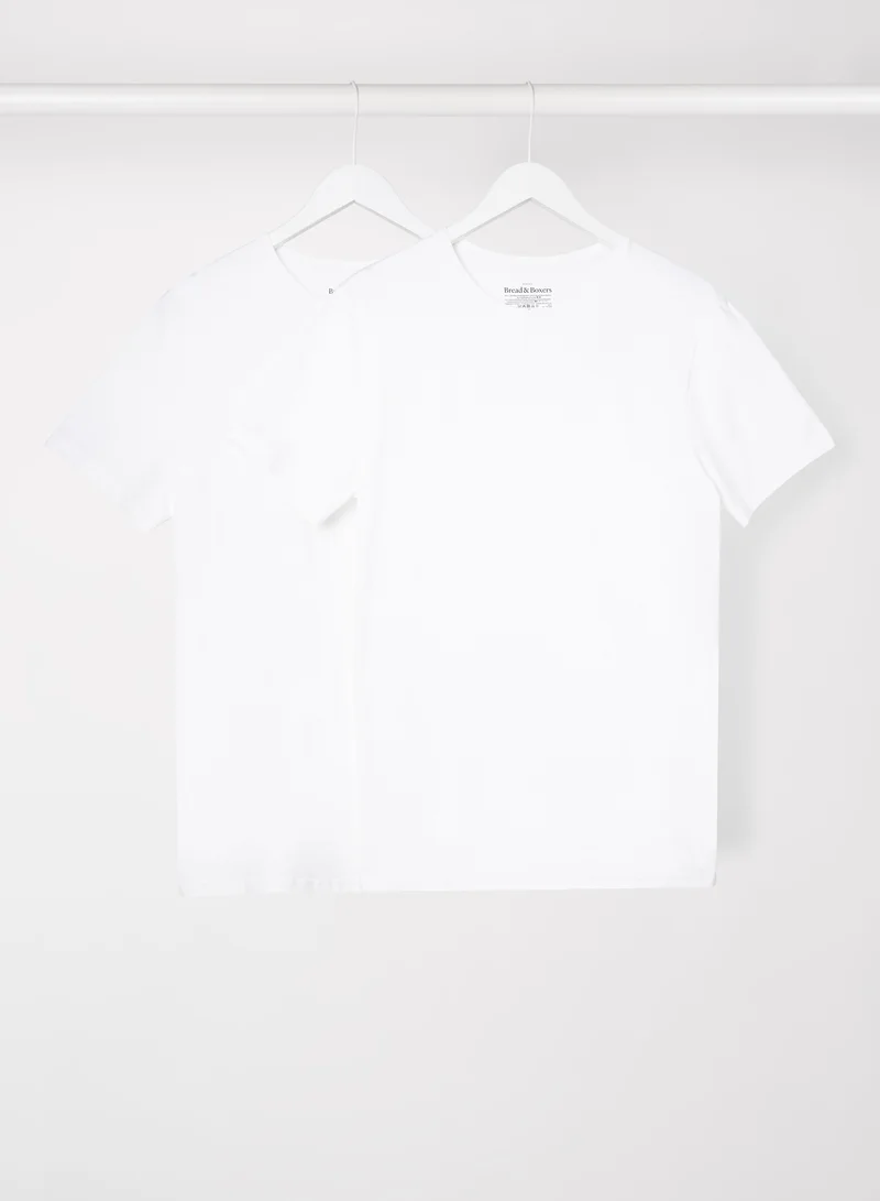 Bread and Boxers Crew Neck T-Shirt (Pack of 2)