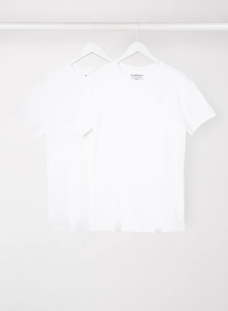 Bread and Boxers Crew Neck T-Shirt (Pack of 2)