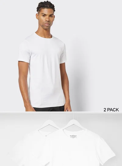 Bread and Boxers Crew Neck T-Shirt (Pack of 2)