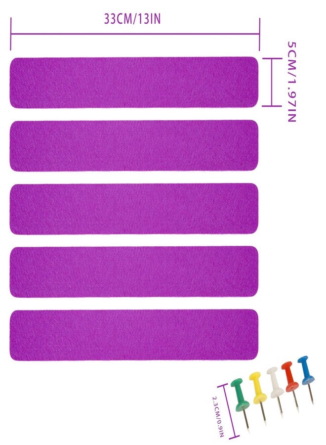 Henandou Bulletin Board Cork Board Cork Boards for Walls Cork Board for Office Pin Board Bulletin Boards for Walls (Purple) - Image 2