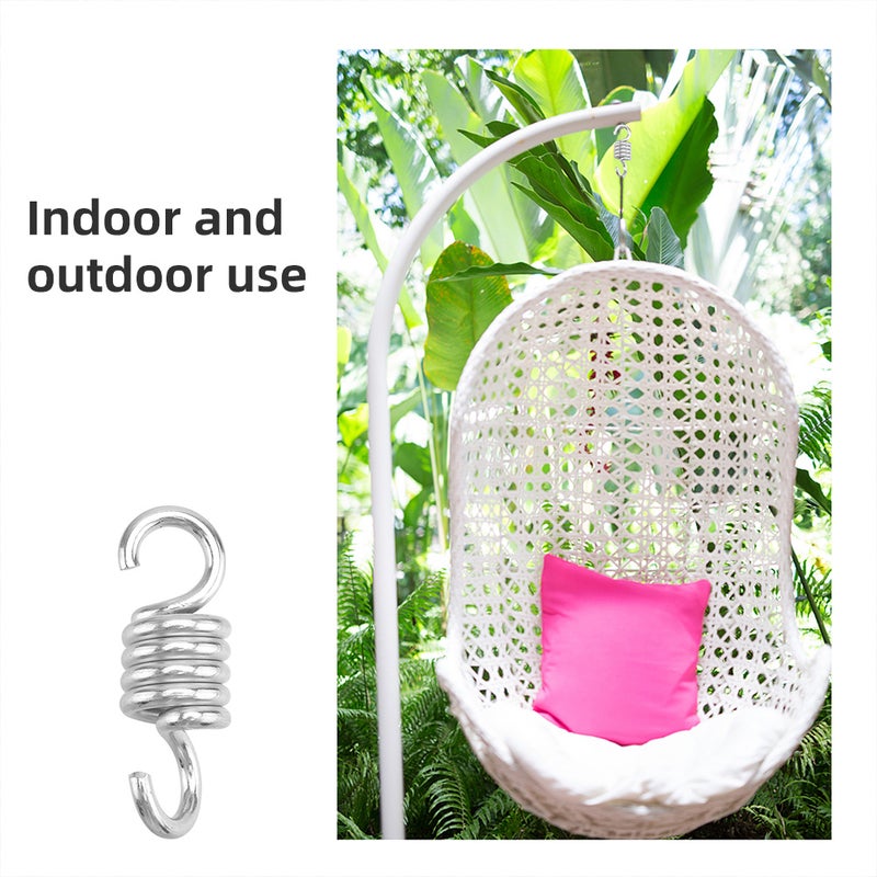 4pcs Metal Swing Spring Sand Bag Spring Porch Swing Spring Hammock Tool - Image 4