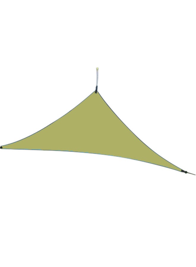 10ft Rain Fly UV Sun Shade Sail Canopy Waterproof Heavy Duty Triangle 210T Polyester Awning Sand Sunshade for Outdoor Patio Garden Backyard Activities - Image 1
