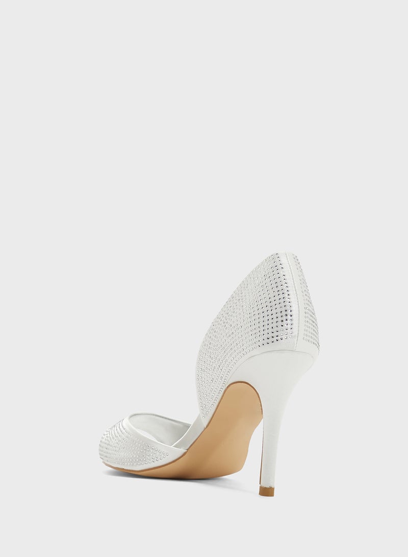 Anne Michelle Peep-Toe Occasion Pump  - Image 3