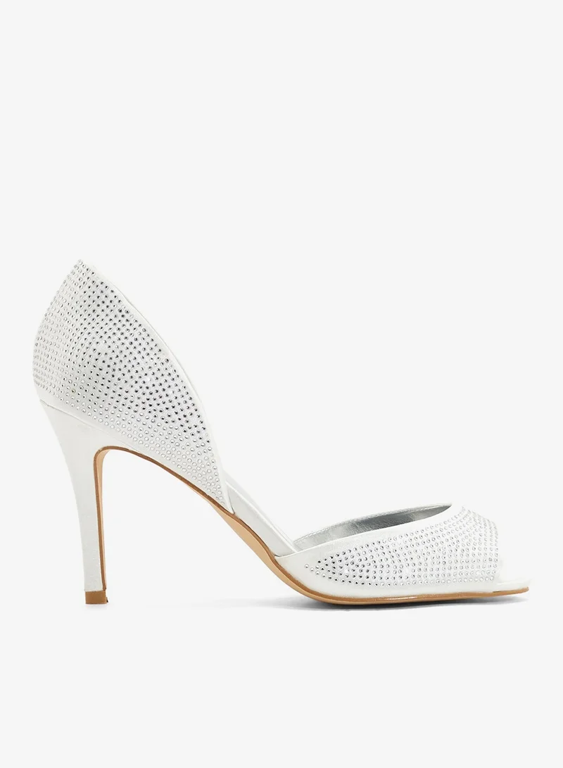 Anne Michelle Peep-Toe Occasion Pump