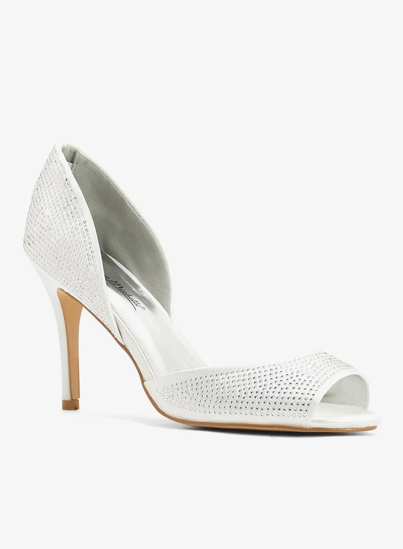 Anne Michelle Peep-Toe Occasion Pump