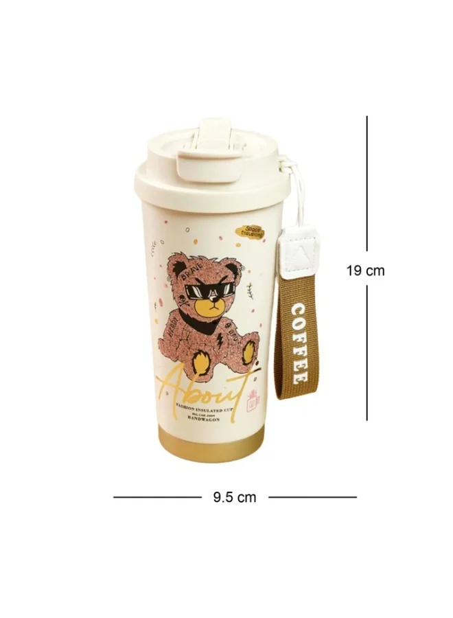 LITTLE SURPRISE BOX RoseGold Ted Stainless Steel premium Insulated Detox Infuser Bottle with Tea and Fruit Infuser attachment, 520ml