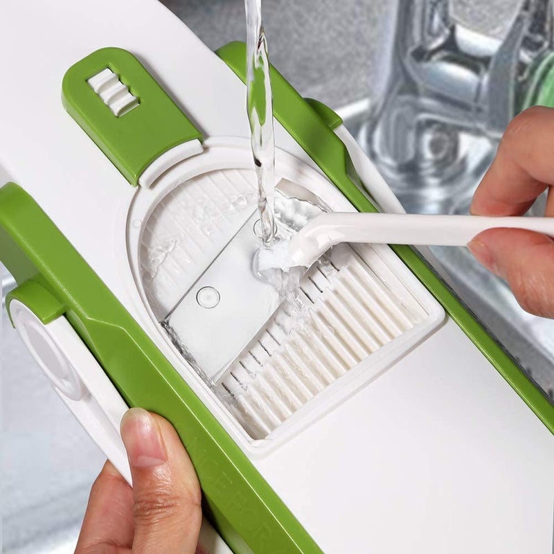 Aktnil Home Multifunctional Kitchen Vegetable Cutter Mandoline Chopper with Stainless Steel Blades Vegetable Shredder Grinder Slicer and Salad Maker Machine - Image 4