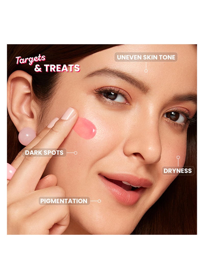 Dot & Key 10% Niacinamide + Strawberry Face Serum with Vitamin B12 & Hyaluronic Acid | Fades Dark Spots, Hyperpigmentation & Dullness | Hydrates, Smooths & Minimizes Pores | 30ml - Image 3