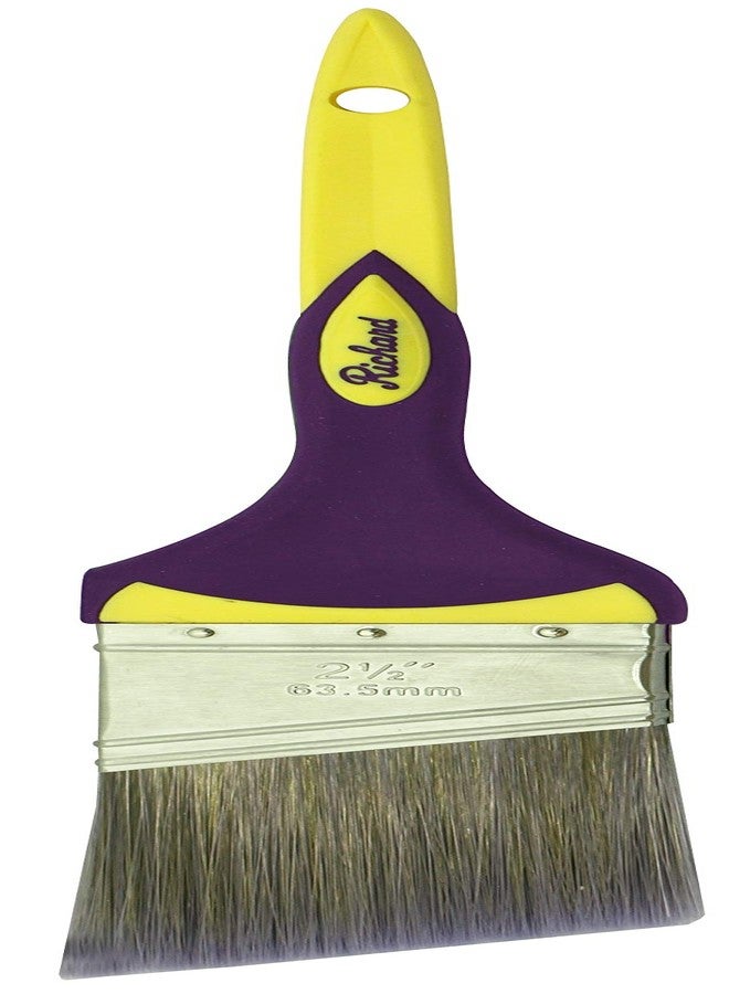 Richard 80842 Angular Paint Brush with SoftGrip Handle, 21/2" - Image 1