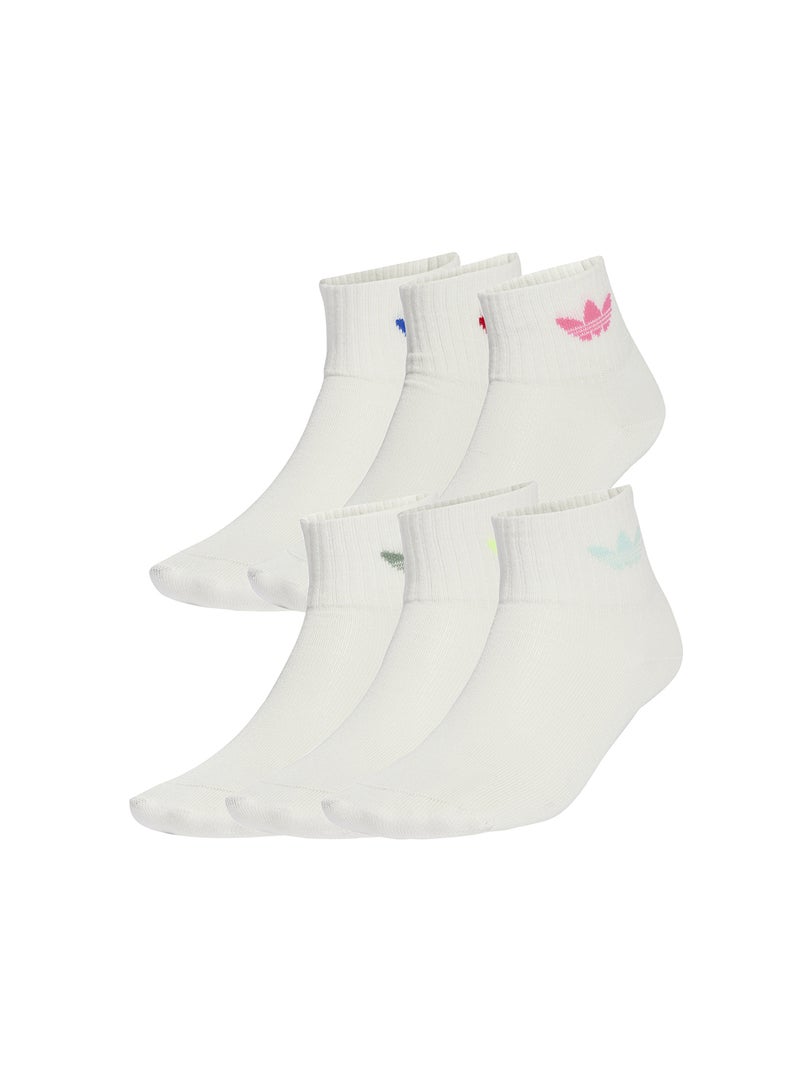adidas Originals Kids 6 Pack Ankle Socks  - Image 1
