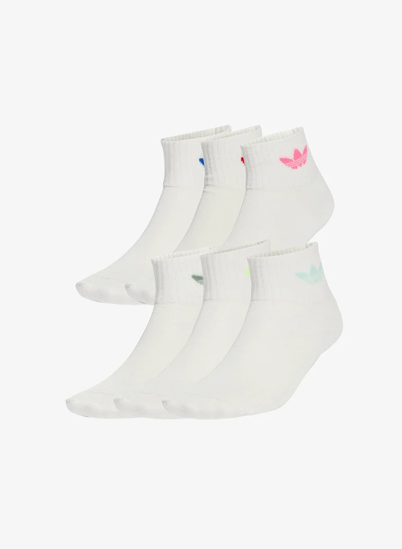 adidas Originals Kids 6 Pack Ankle Socks