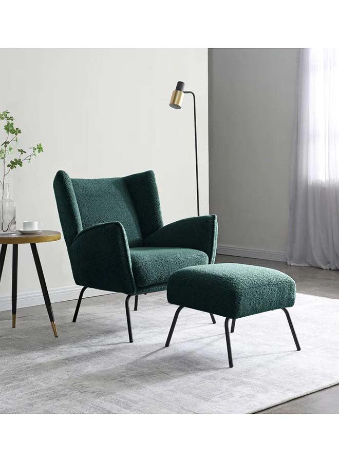 Al Home Forest Green Boucle Chair and Pouf Set Swedish Wood By Alhome 80
Pouf : 55x85
Pouf 45 cm 
