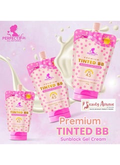Premium Perfect Skin Premium Tinted BB Sunblock Gel spf45 Cream 50g  - Image 1