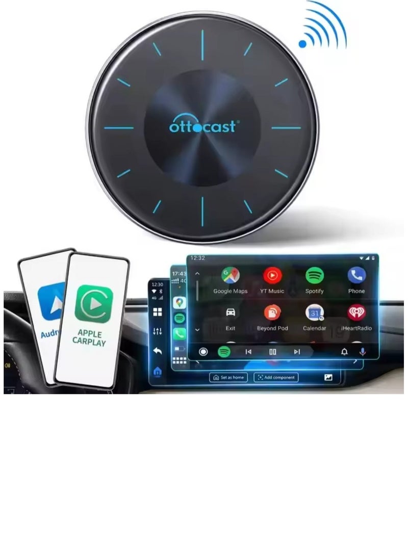 أوتوكاست يعتبر CarPlay  الذي يدعم 4G هو التطور المثالي لتجربة القيادة الرقمية! بفضل ذاكرة الوصول العشوائي (RAM) التي تبلغ سعتها 8 جيجابايت وسعة التخزين البالغة 128 جيجابايت، يمكنك تشغيل تطبيقاتك المفضلة بسلاسة، بما في ذلك خدمات Shahid Net وNetflix وYouTube وGoogle للاستمتاع الكامل، تم تجهيز الجهاز بمخرج HDMI الذي يمكنك توصيله بشاشة خارجية والاستمتاع بصور عالية الجودة - Image 1