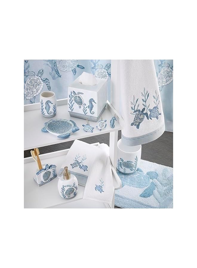 The Bros Caicos Collection, Fingertip Towel, Optic White - Image 2