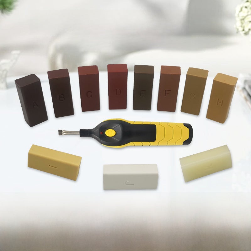 Cross-Border Rechargeable Floor Repair Tool Set Hole Scratch Repair Set Floor Wax Beauty Seam Tool in Stock([Charging model] Wood Floor Repair tool suit) - Image 5