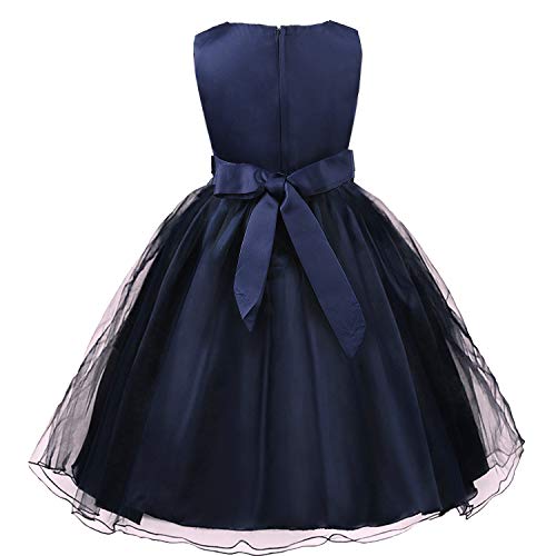 Acecharming Girls Dresses Sequin Flower Girls Party Dress Bridesmaid Ball Gown Wedding Tulle 3-10 Years - Image 2