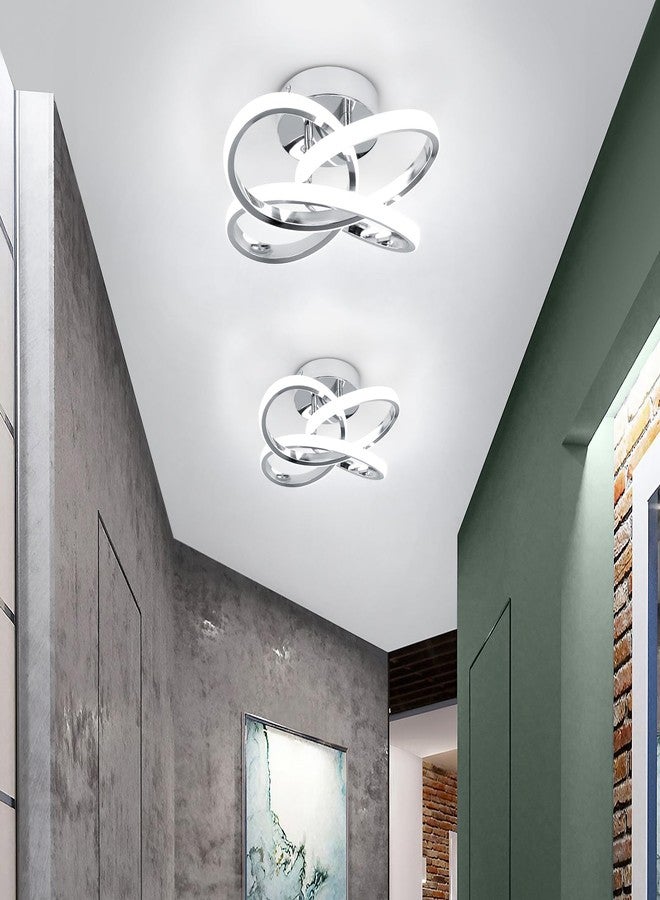 CANEOE Modern Ceiling Light Fixture,Small Led Hallway Light Fixtures Ceiling Lamp,Creative Close to Ceiling Lighting for Hallway Bedroom Bathroom Balcony Stair Light Fixtures Ceiling Mount - Image 2