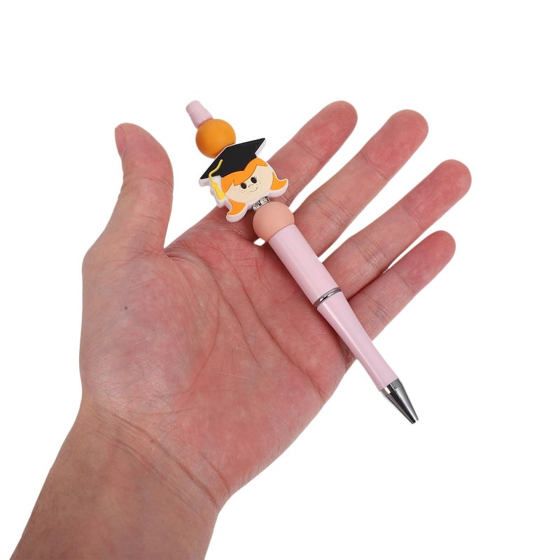 Graduation Beaded Ballpoint Pen 1.0mm Black Ink Smooth Writing Office School - Image 4