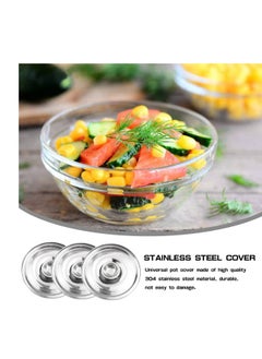 Excefore Stainless Steel Pot Cover, Heavy duty Stainless Steel ss Lid, Universal Lid Pots Pans Replacement Accessories, 6.3IN for Pan Lid Bowl Cover, 16cm  - Image 2