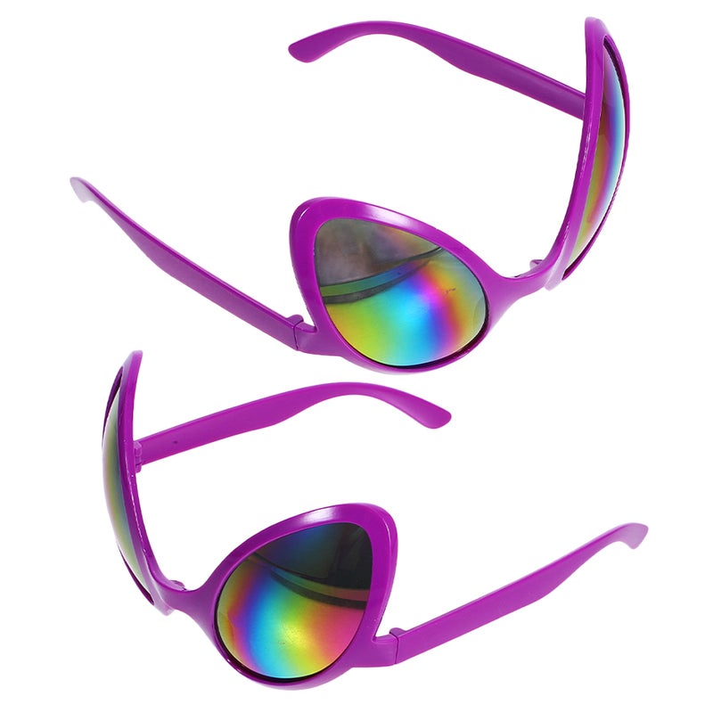 2pcs Funny Eyeglasses Novelty Glasses For Party Favors And Photo Booth Props Funny Sunglasses For Adults Costume Accessories - Image 1