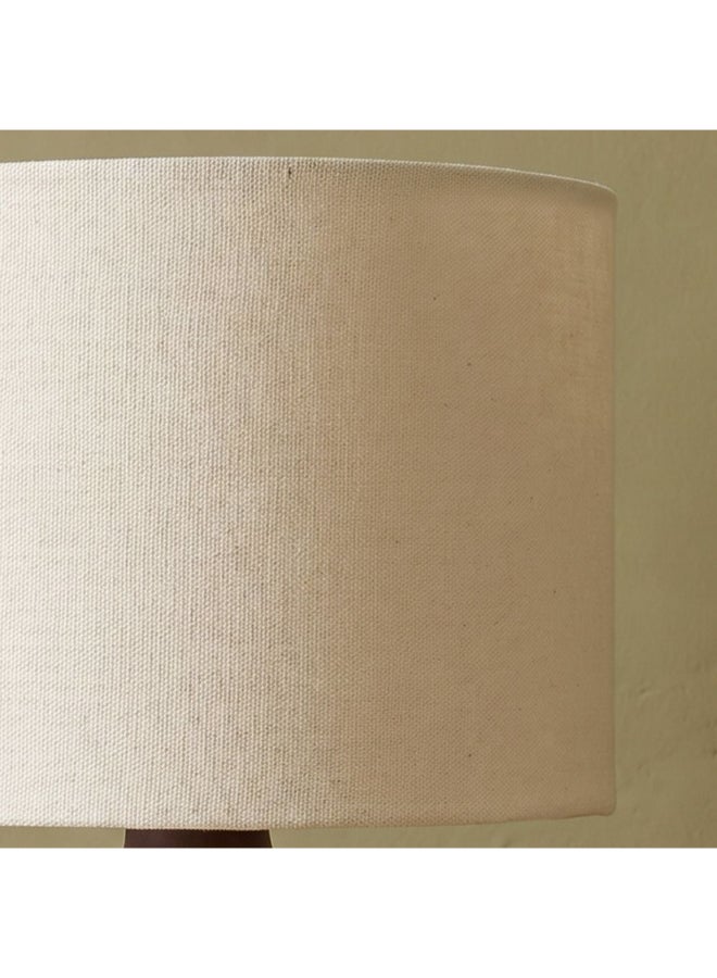 DANUBE HOME Ceramic Table Lamp Dark Brown - 35Cm for Bedroom - Image 3
