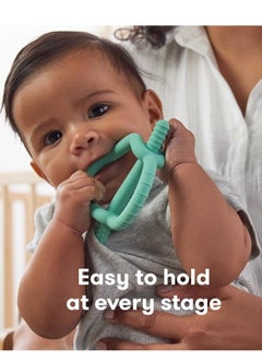 Get-A-Grip Teether – 3-in-1 Silicone Teething Toy, Easy-Hold Design, BPA-Free, Textured for Gum Relief, Soothes Sore Gums, Baby Essentials for 3+ Months - pzsku/ZCA225F6915AFAC1D113BZ/45/1741260409/fa8f91e8-fe92-4a57-83e3-44df8ec0b84a