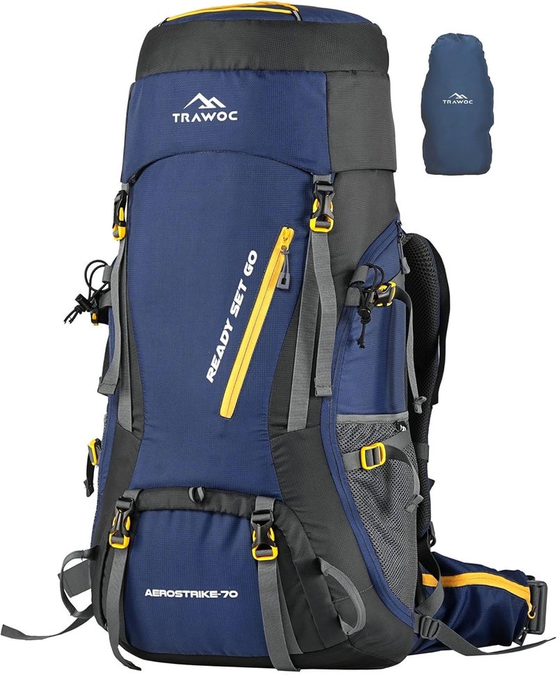 TRAWOC AEROSTRIKE 70L Travel Backpack - Image 1