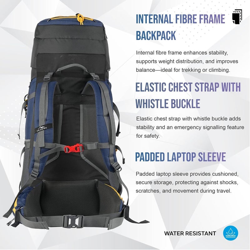 TRAWOC AEROSTRIKE 70L Travel Backpack - Image 2