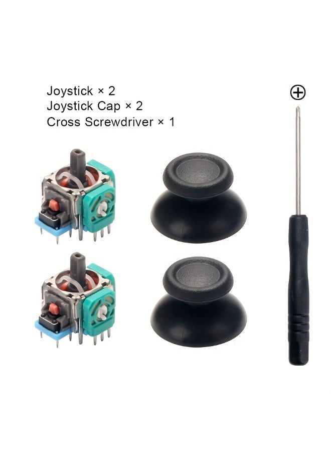 for PS4 controller Repair Kit, Metal Rocker Head with Screwdriver Tool - Image 1